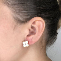 Flora Classic Flower Huggie Earrings