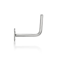 14K Gold L-Shaped Star Nose Ring - 20G
