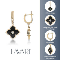 Flora Classic Flower Drop Earrings