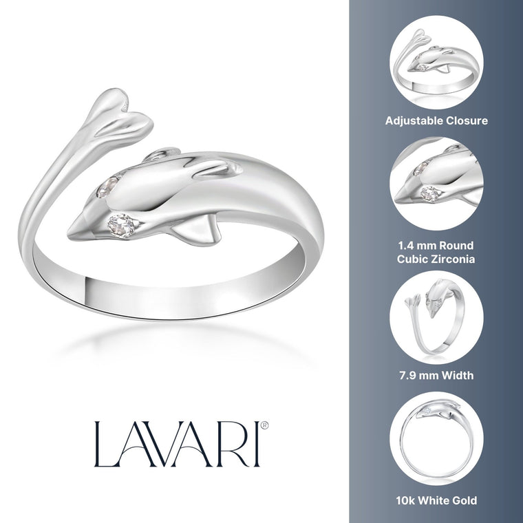 Dolphin Adjustable Toe Ring