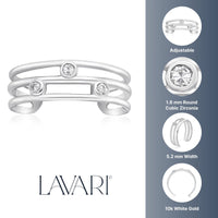 Triple Band Toe Ring