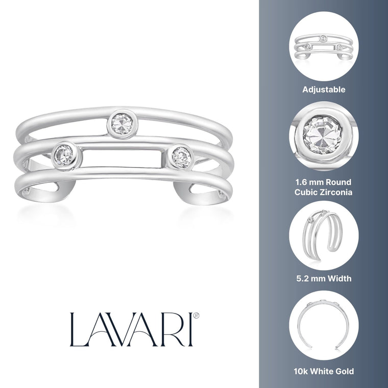 Triple Band Toe Ring