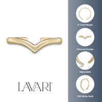 Chevron Adjustable Toe Ring