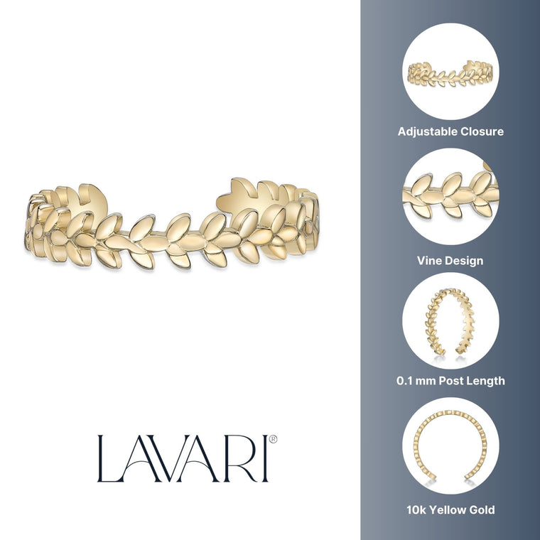 Vine Adjustable Toe Ring