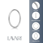 14K Nose Hoop - 20G