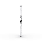 14K Ribbed Nose Hoop - 20G