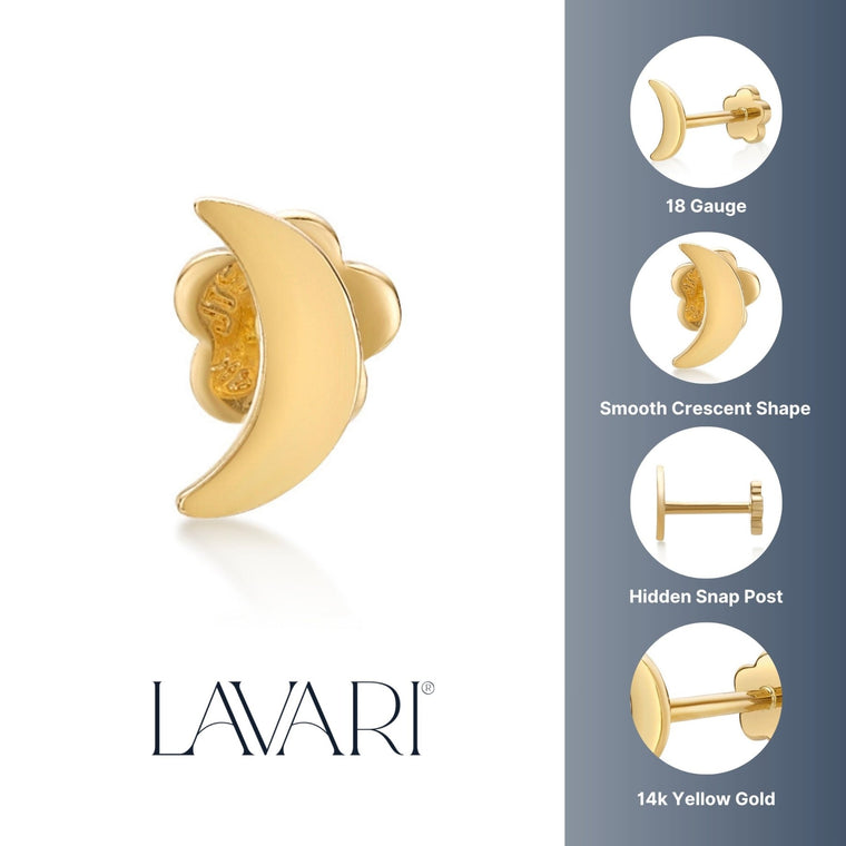 Moon Cartilage Earring