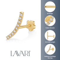 Curve Cartilage Earring