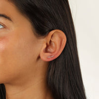 18 G (1.0 mm) Curved Cartilage Earring in 14K Gold