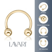 Universal Horseshoe Piercing