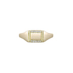 Rectangle Signet Ring