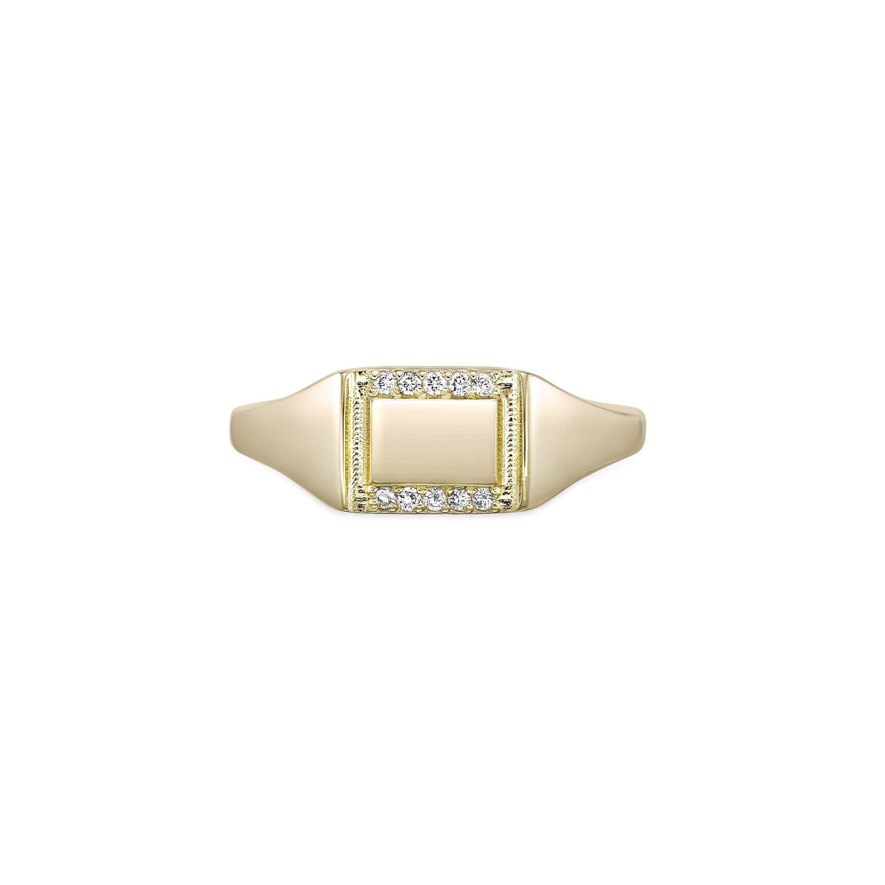 Rectangle Signet Ring