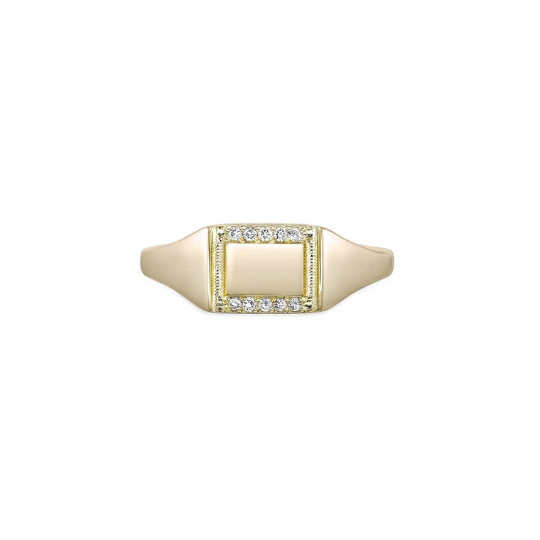 Rectangle Signet Ring