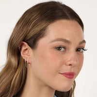 Chain Double Huggie Earring