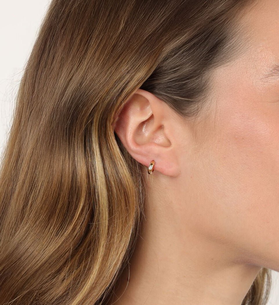 Lab Grown Diamond Classic Huggie Earrings