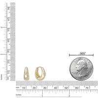 Raindrop Hoop Earrings