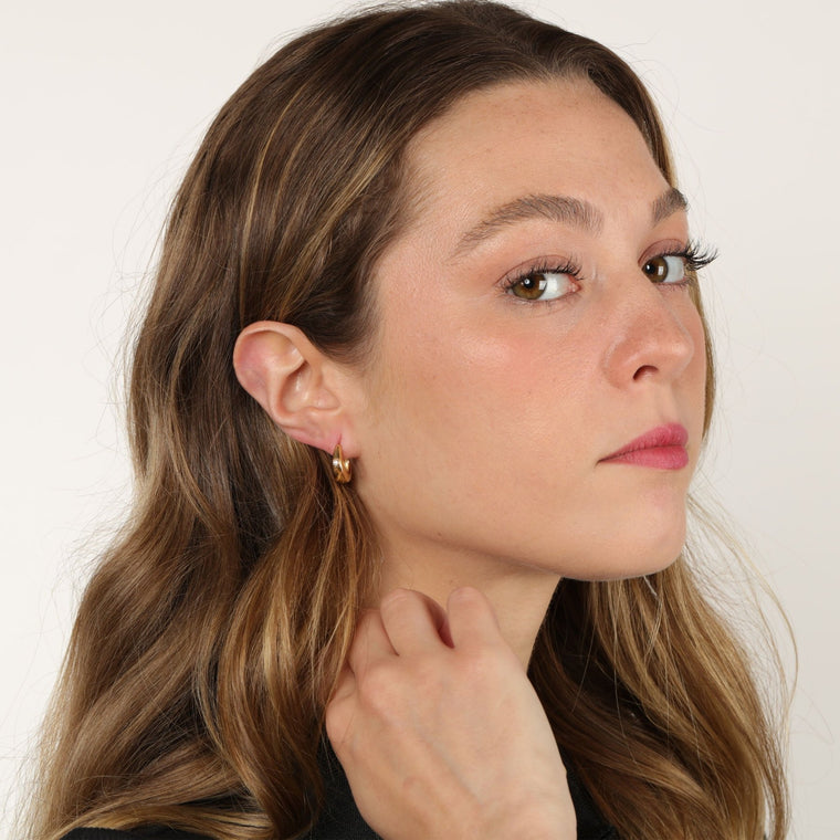 Raindrop Hoop Earrings