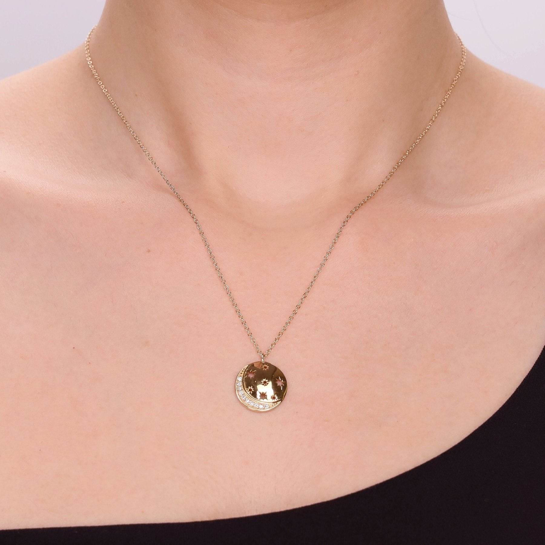 Astrological Circle Pendant Necklace