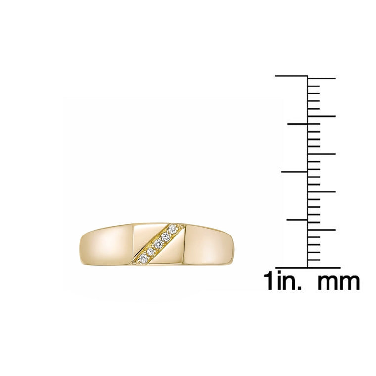 Slash Signet Ring