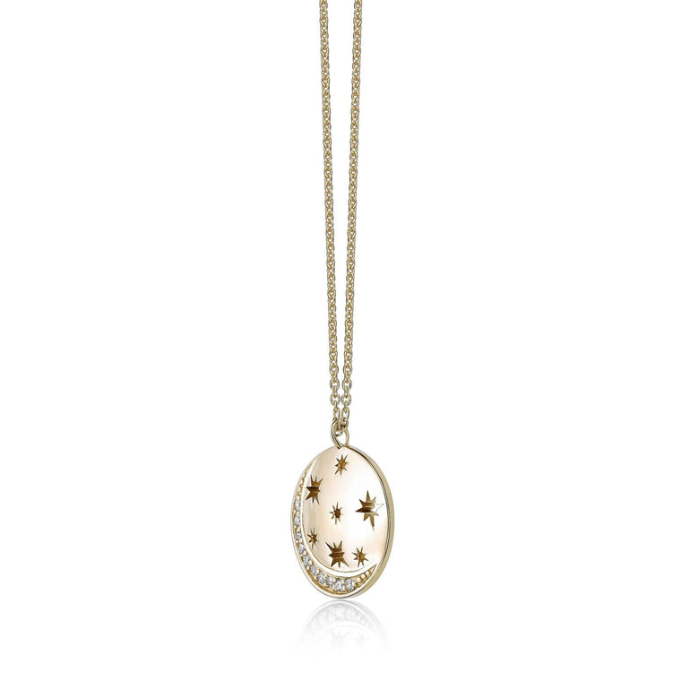Astrological Circle Pendant Necklace