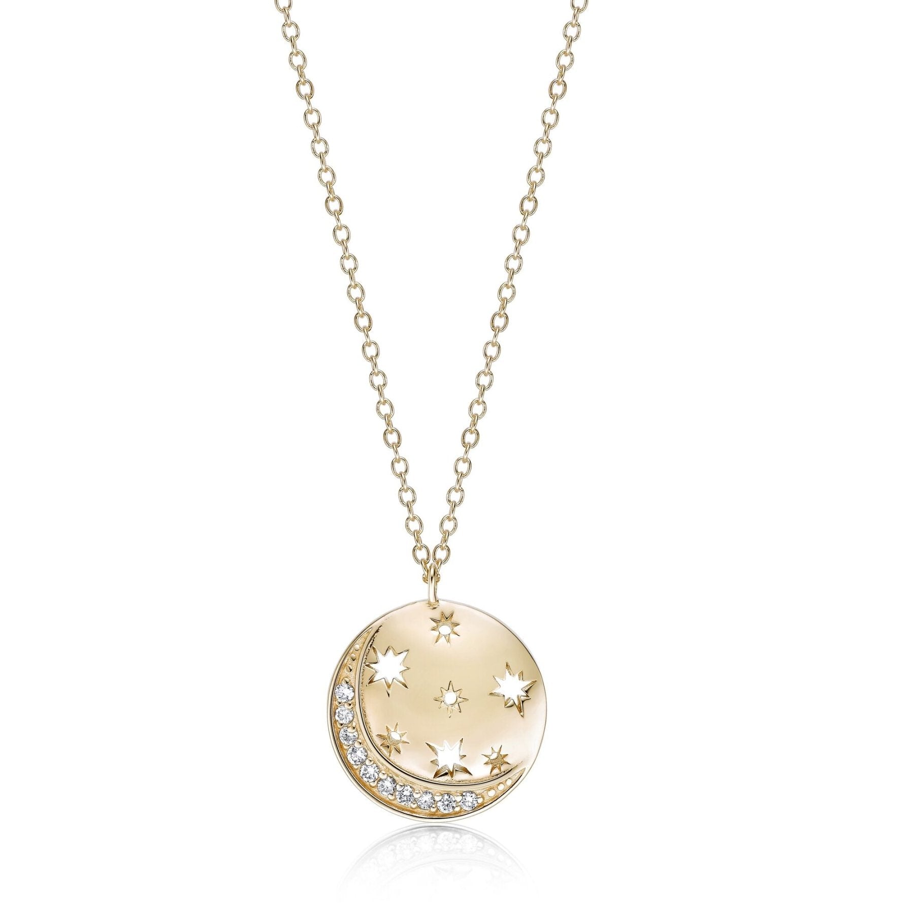 Astrological Circle Pendant Necklace