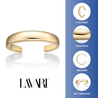 Adjustable Toe Ring