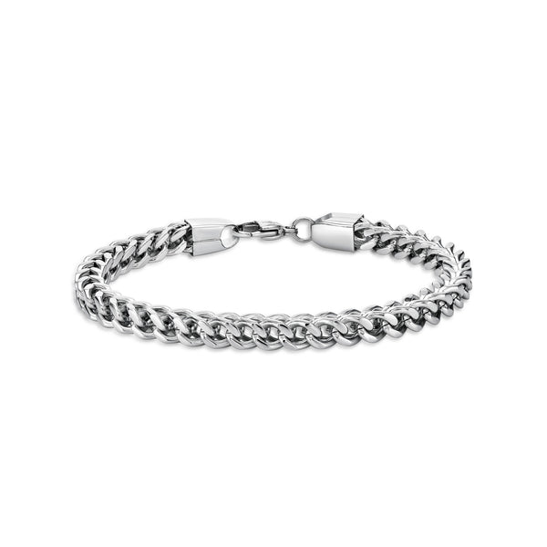 Thick Bracelet in Stainless Steel