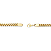Thick Bracelet in Gold Ion Plated Stainless Steel