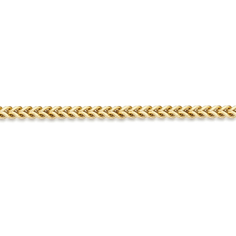 Thick Bracelet in Gold Ion Plated Stainless Steel