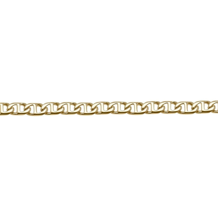Men's 10MM Mariner Chain Necklace in Stainless Steel