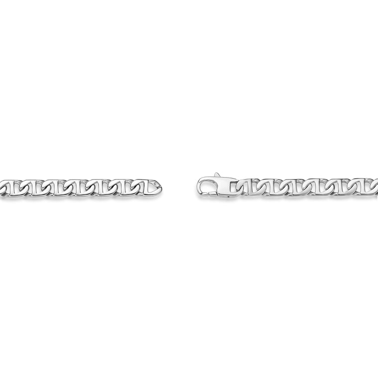 Men's 10MM Mariner Chain Bracelet in Stainless Steel, 9"
