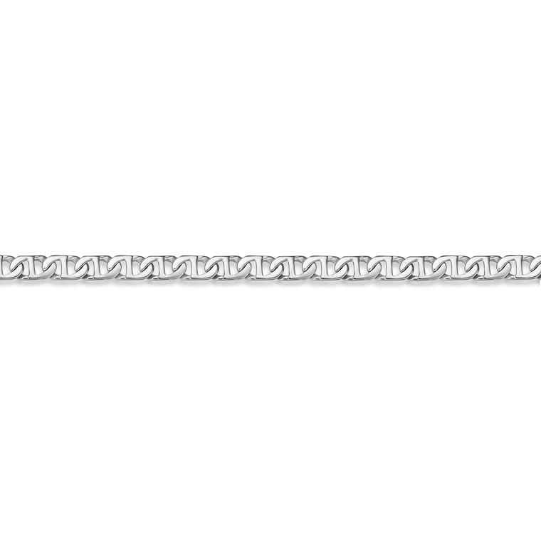 Men's 10MM Mariner Chain Bracelet in Stainless Steel, 9"