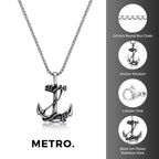 Anchor Pendant in Stainless Steel