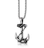 Anchor Pendant in Stainless Steel