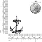 Anchor Pendant in Stainless Steel