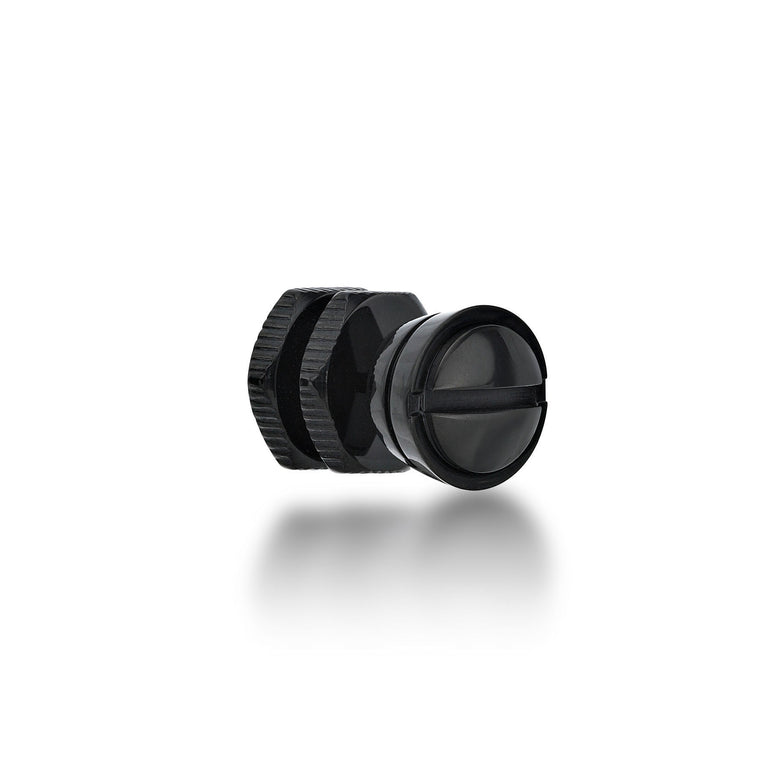 Stud Stud Earring in Black Ion Plated Stainless Steel
