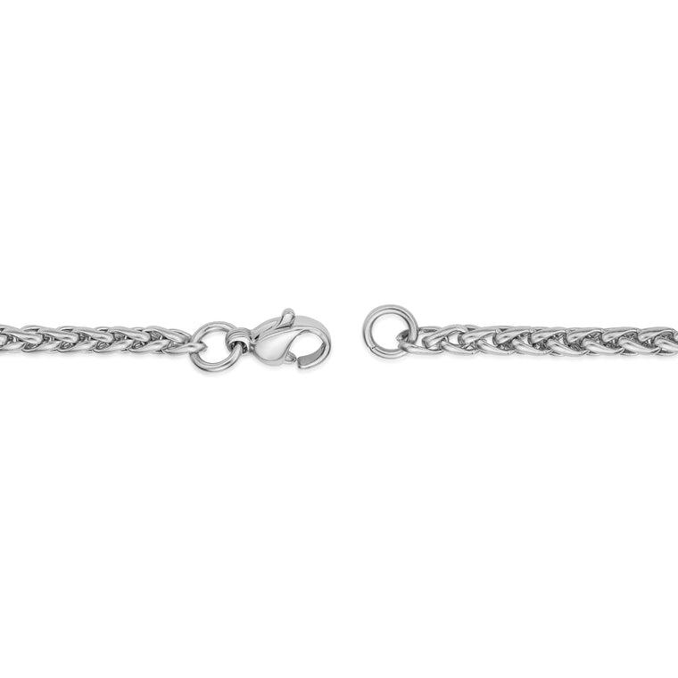 Thin Chain in Steel High Polish Stainless Steel