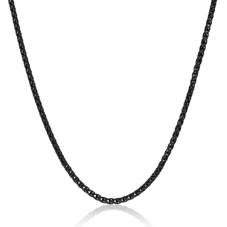 Thin Chain in Black Ion Plated Stainless Steel