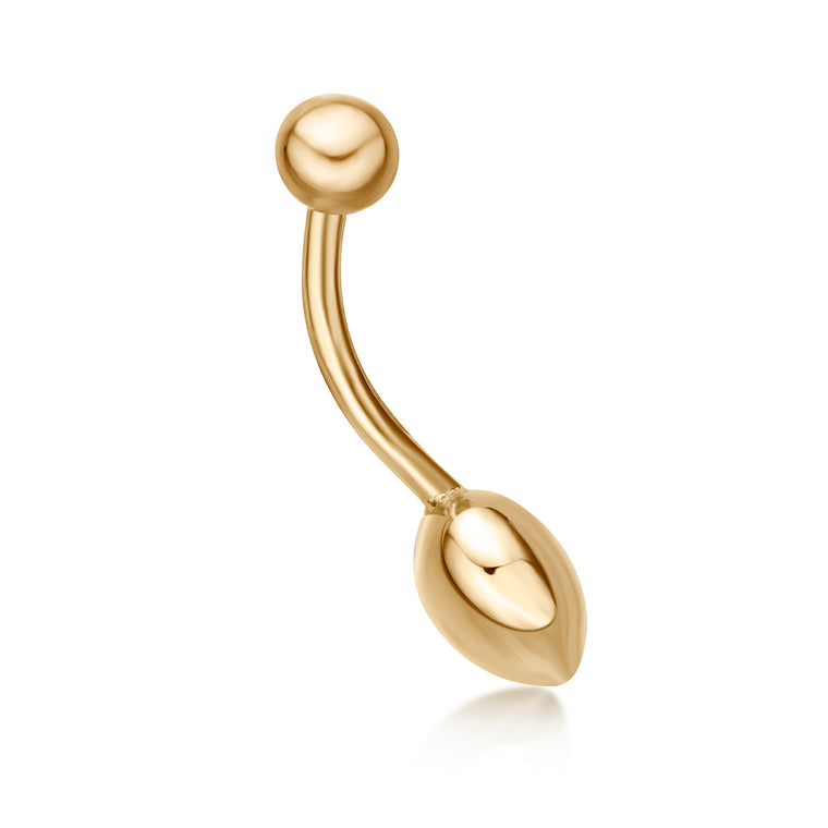 Heart Belly Ring - 16G