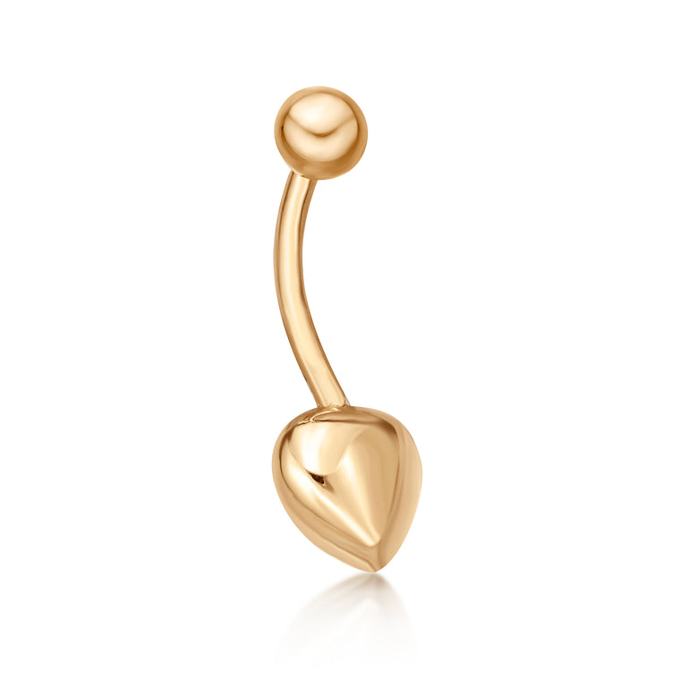 Heart Belly Ring - 16G