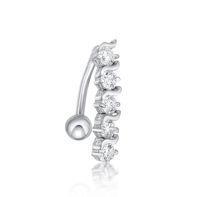 Top Mount Belly Ring - 16G