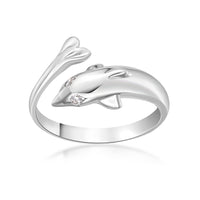 Dolphin Adjustable Toe Ring