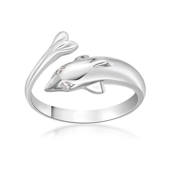 Dolphin Adjustable Toe Ring