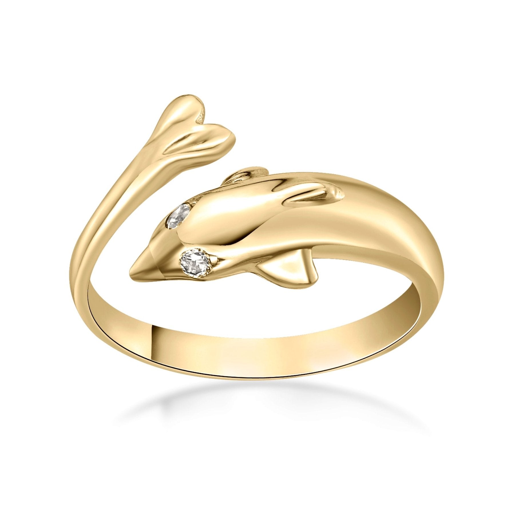 Dolphin Adjustable Toe Ring