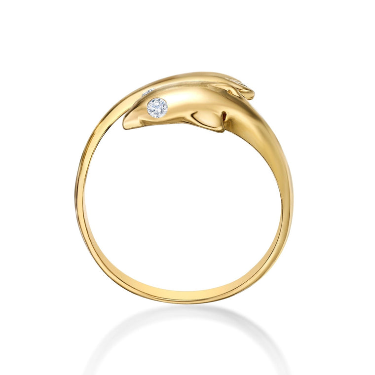 Dolphin Adjustable Toe Ring