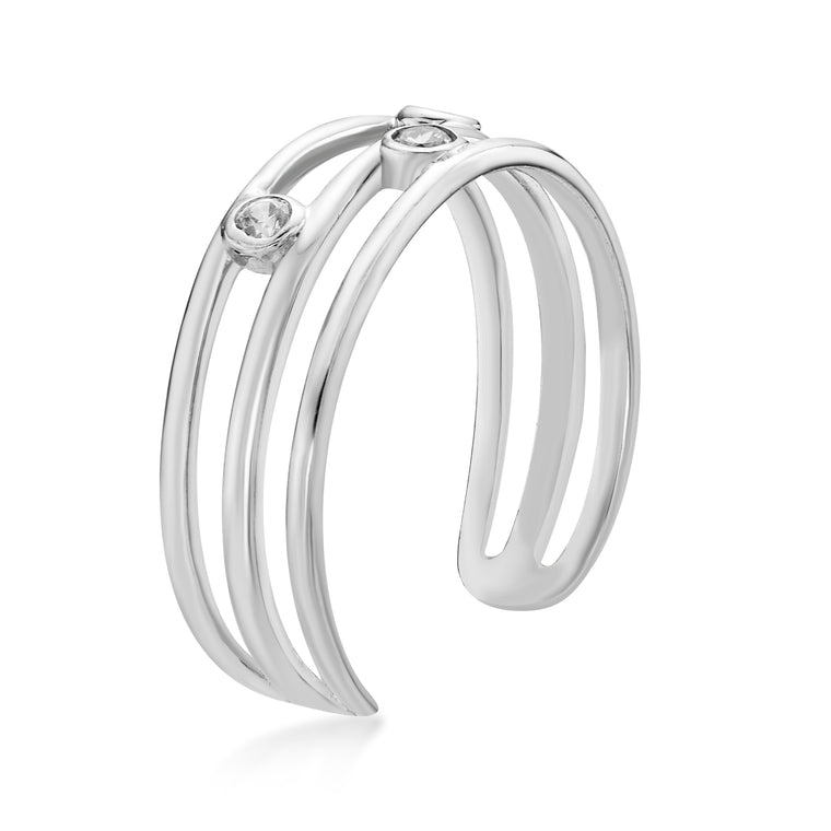 Triple Band Toe Ring