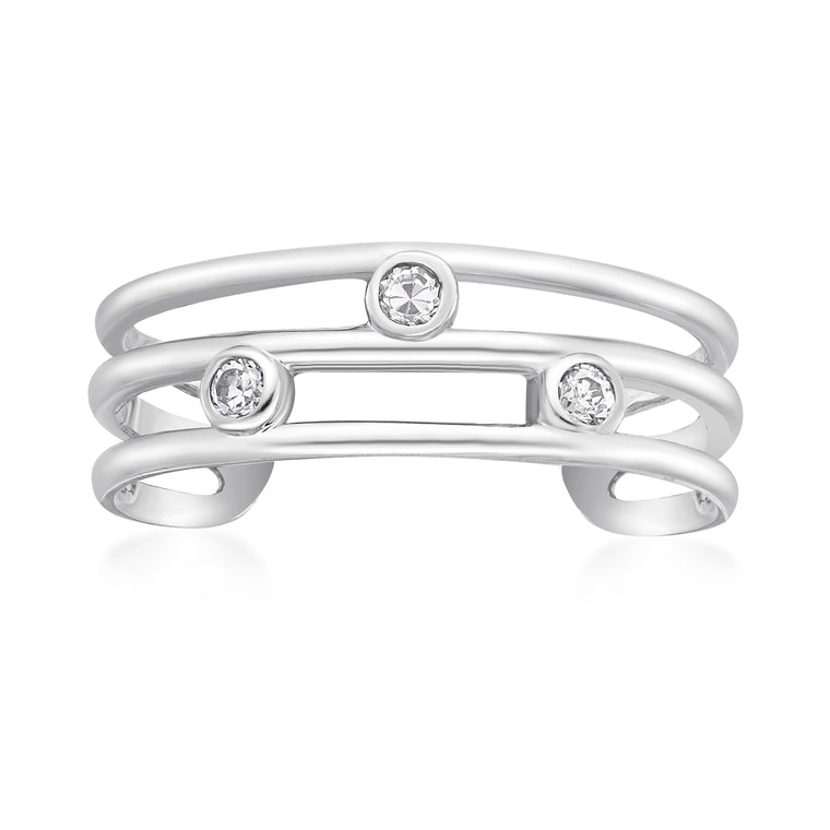 Triple Band Toe Ring