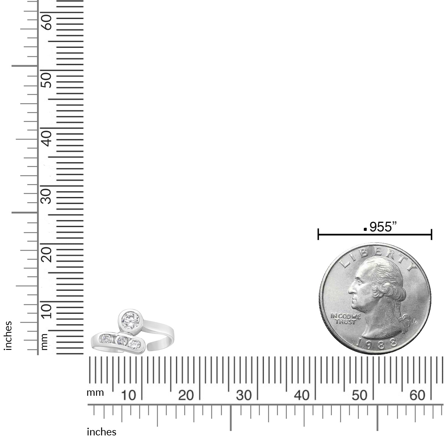 Wrap Adjustable Toe Ring