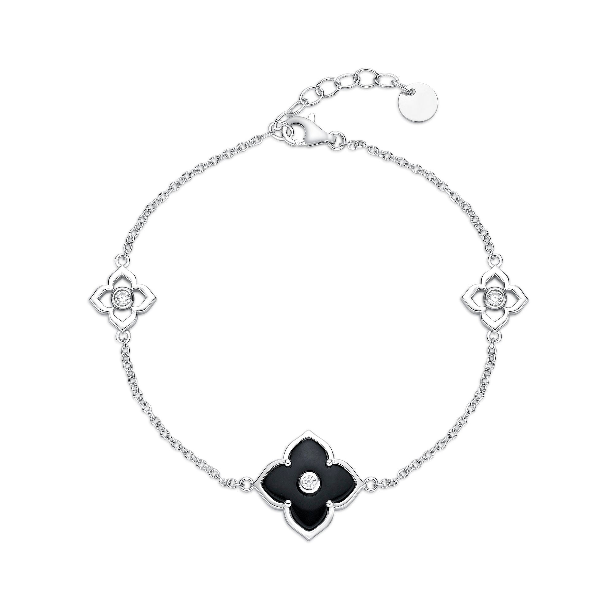 Flora Classic Triple Flower Station Bracelet