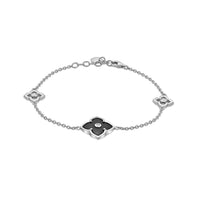 Flora Classic Triple Flower Station Bracelet